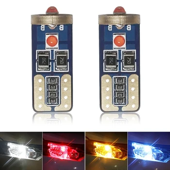 

2Pcs T10 W10W 3535 Led Canbus T10 Bulbs Error Free LED Super Bright Car Interior Light Clearance Side Lamp Reading Lamp Auto 194