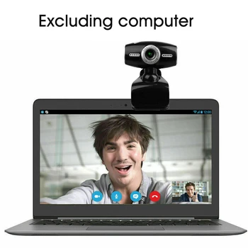 

With Microphone Video Calling PC Laptop Web Camera Universal Gaming USB 2.0 Full HD Online Teaching Business Desktop Computer