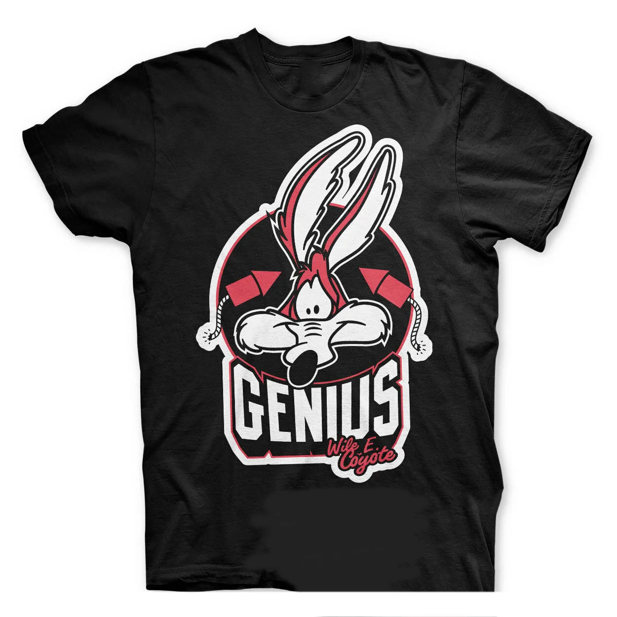 Ly лицензированный Wile E. Coyote Genius 3XL Мужская футболка Новая Модная хлопковая | одежда