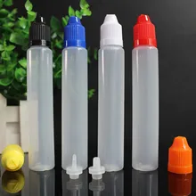 10 шт./лот, разные цвета, 60 мл, LDPE ручка, стильные Мягкие бутылки с и длинными тонкими наконечниками, пустая бутылка для сока