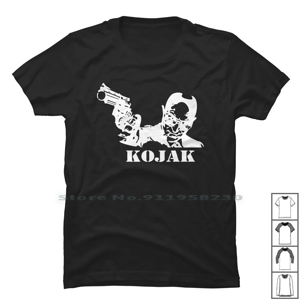 Maglietta Kojak 100% Cotton House Agent Ship Home Hip Acquista Me Ko Ja Ak