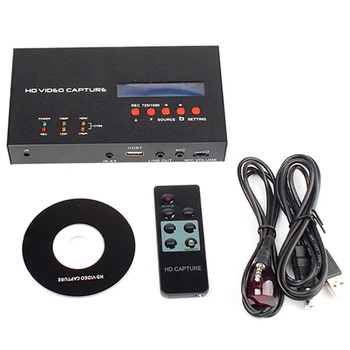

Ezcap283S YPbPr Recorder Box with Scheduled Recording 1080P HDMI Game Capture for One PS3 HD Video Capture EU Plug