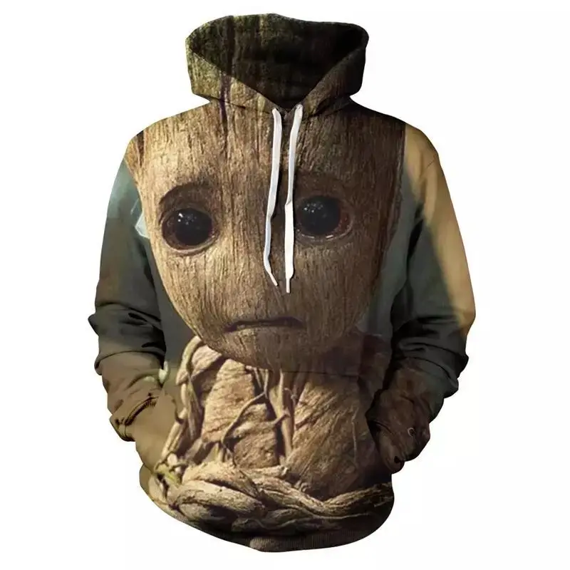 Superhero Groot Movie guardian of the galaxy 3D print Hoodies Funny Pullover Long Treant Sleeve Tracksuit Asian sizexxs-6xl | Мужская