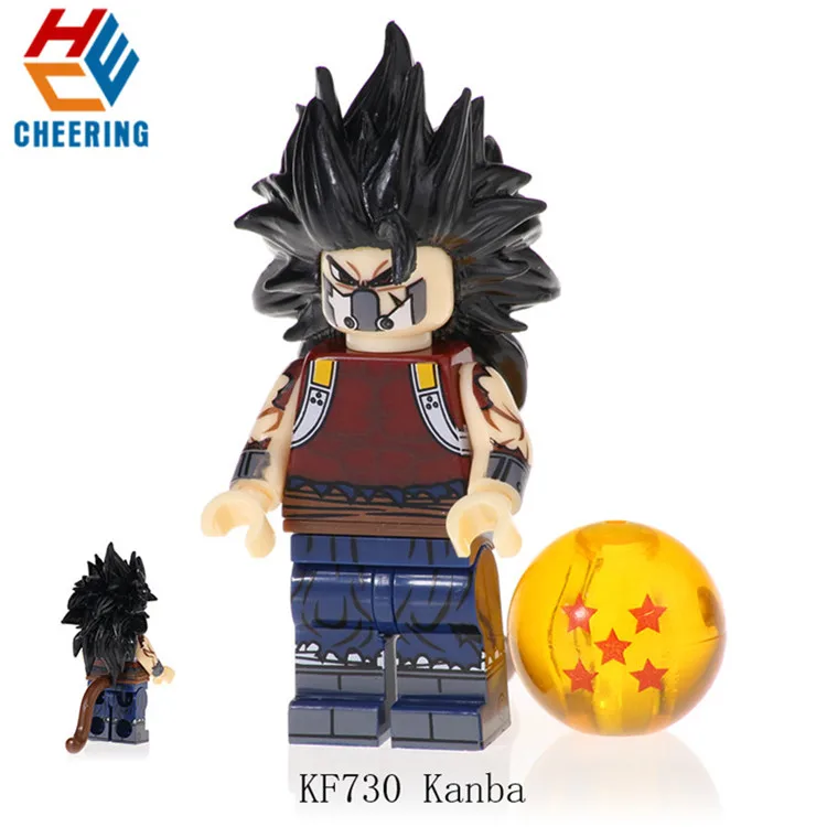 Одиночная строительные блоки Dragon Ball пластиковый кирпич Gogeta Son Goku фигурки для детей игрушки KF6069 KF6057 KF6048 KF6040 - Цвет: KF730 Without Box