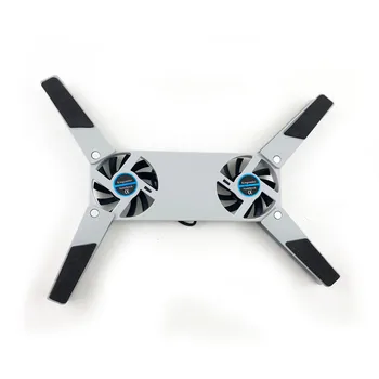 

1 USB Port slide-proof stand Notebook Cooling Fan Folding USB Dual Fan Cooler Portable Cooling Pad Stand For PC Computer Laptop