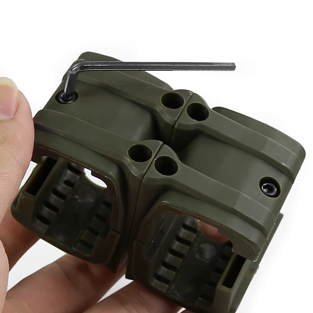Tactical Gun Rifle Dual Magazine Coupler for MP7 Clip Connector Airsoft Military Mag Clamp Parallel Link Speed Loader