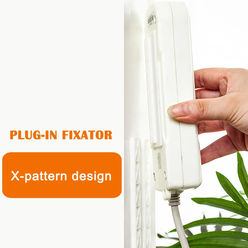 

Socket Holder Durable Load-bearing Double-sided Paste Punch-free Plug Bracket 2019ing