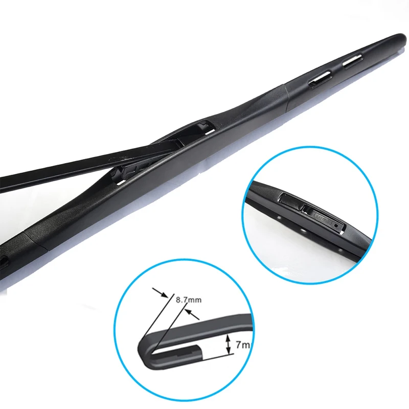for Lexus LX 470 570 LX470 LX570 J201 J80 J300 2000~2022 Durable Rubber Wiper Blades Front Windshield Brushes Car Accessories