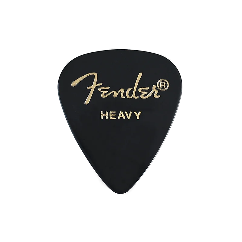 D Heavy 1.0mm Fender 1 шт. классический медиатор целлюлоидная гитара pick s конфетти акустическая электрическая гладкая гитарная медиатор аксессуары гитарные части - Цвет: D Heavy 1.0mm