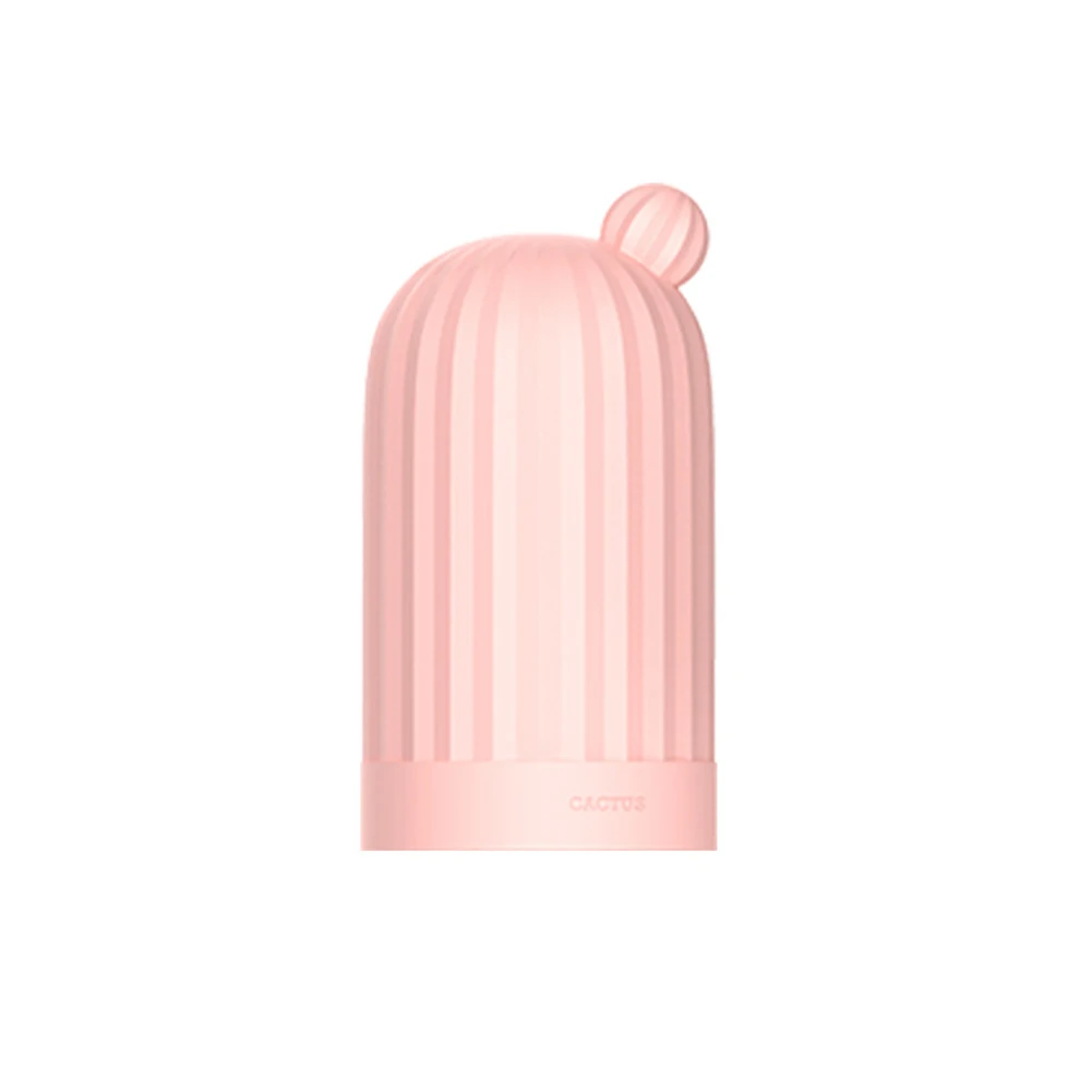 Pink 450ml Подарочная прочная силиконовая зимняя бутылка для горячей воды, герметизация кактуса, грелка для рук, приятная для кожи, мягкая, двойное использование, нагревание, Взрывозащищенная - Цвет: Pink 450ml