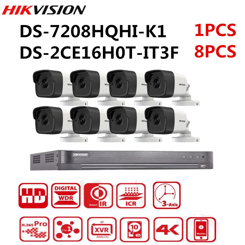 Камера видеонаблюдения Hikvision оригинальная цилиндрическая аналоговая камера 8