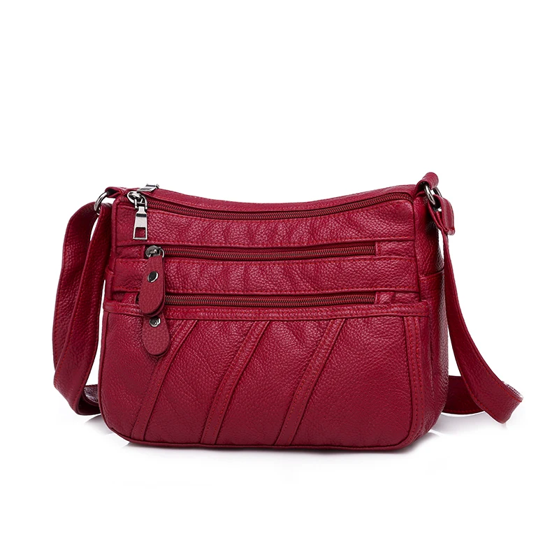 Annmouler модная женская сумка через плечо из искусственной кожи черная мягкая сумка-мессенджер для девочек дизайнерские женские сумки кошелек