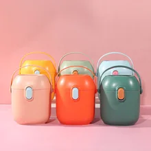

Baby Container with Sections for Food Preservation Pot for Milk Powder Holder Cereals Storage Organizer Dispenser Box BPA Free