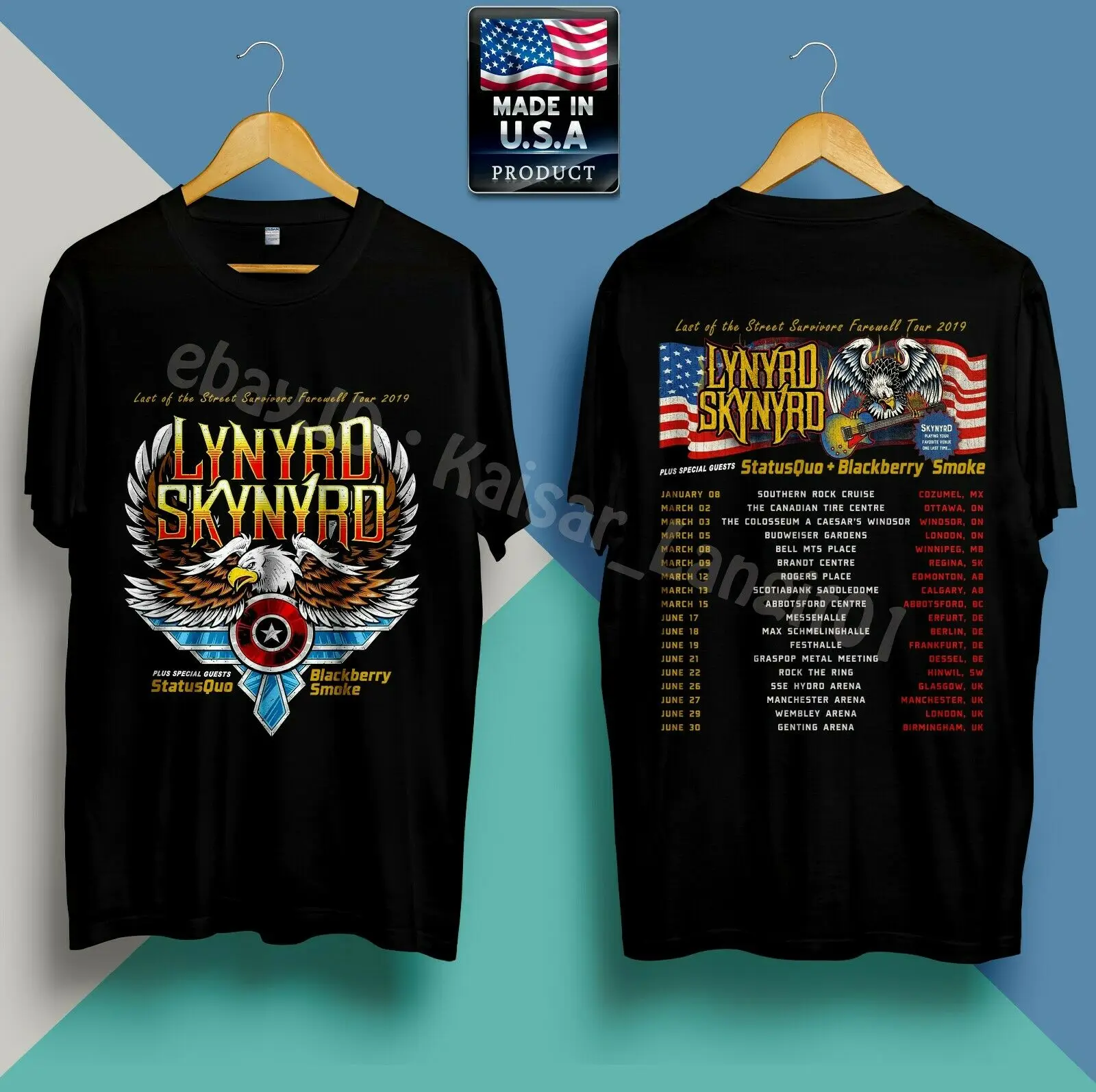 Новинка LYNYRD футболка для мужчин SKYNYRD прощальный тур футболка Размер M-2XL