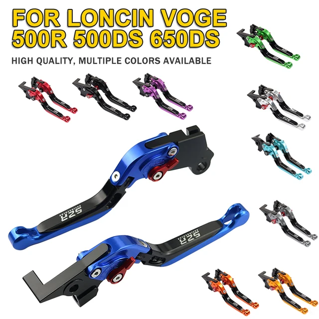 Leva Freno/ Frizione Regolabile Per Moto Loncin Voge 650/500 - CNC, Pieghevole - Foto 5