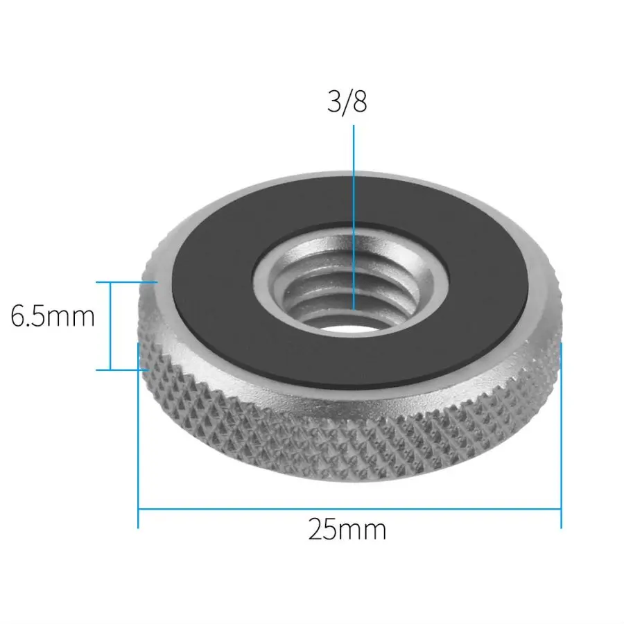 Stainless Steel Cold Shoe Mount 3/8 to 1/4 Tripod Screw Adapter Flash Shoe Mount DSLR Camera Cage Rig Monitor Video Light camera accessories camera screw mount