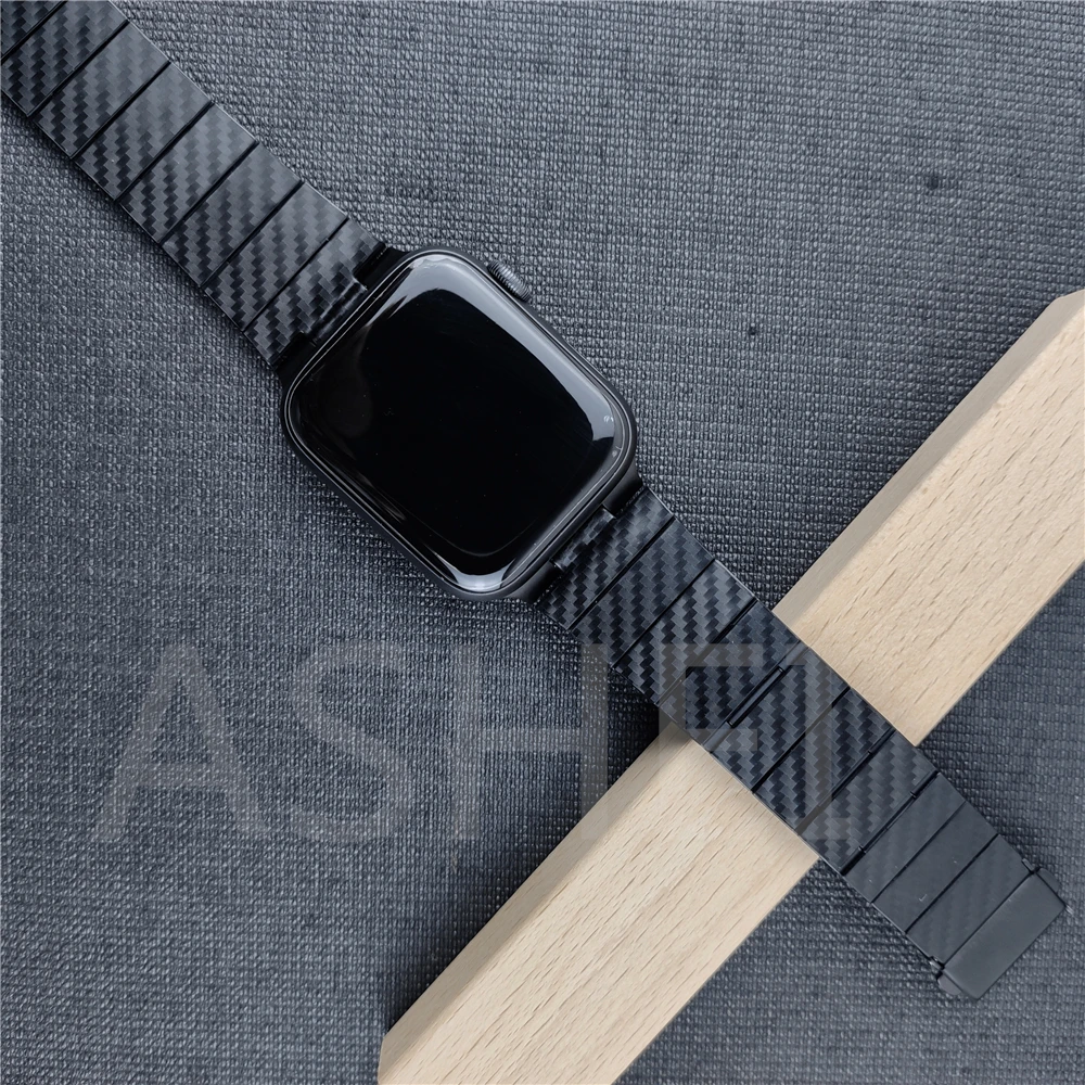 Carbon Fiber Pattern Band For Apple 