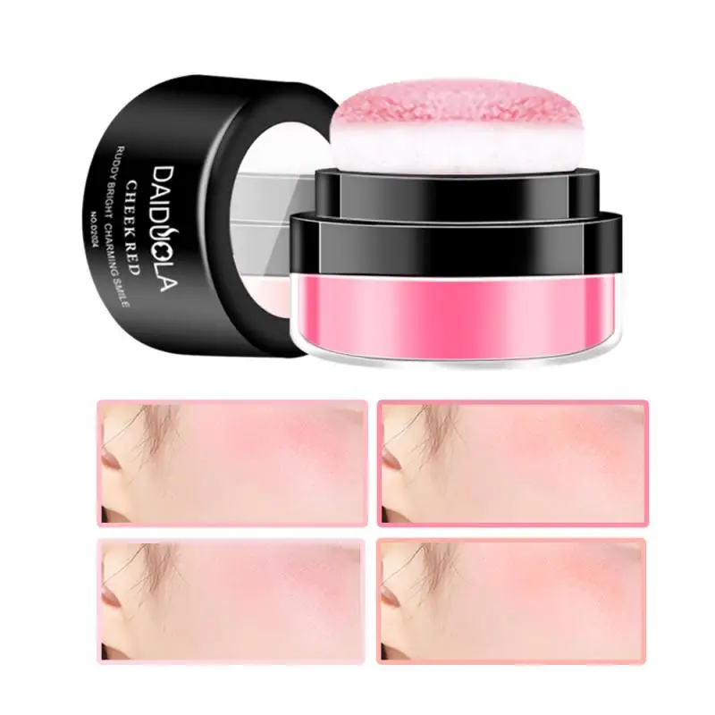 

DAIDUOLA 5Color Mushroom Soft Blush Face Blusher Powder Cheek Rouge Nourishing Makeup Brightening Complexion Repair Shadow TSLM2