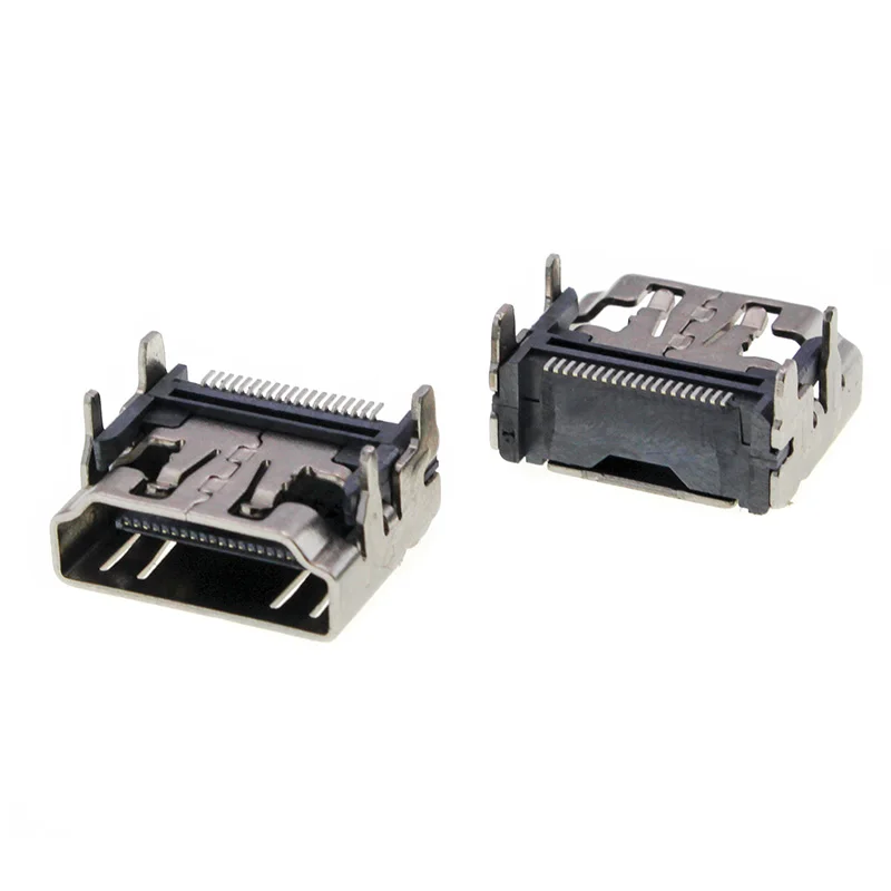 

USB 19-pin female socket flat-rolled A-type 4-pin socket jack connector plug socket with cover socket welding wire adapter