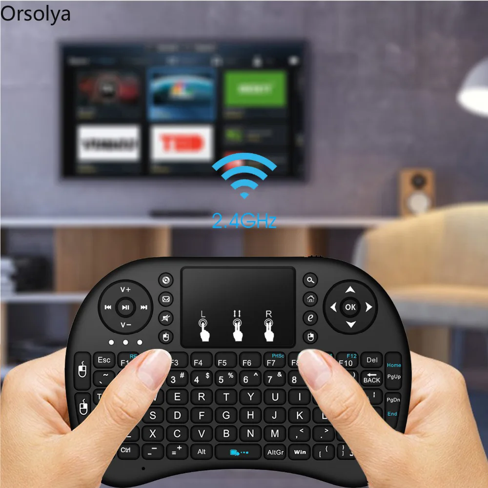 I8usb беспроводной мини многофункциональный портативный ноутбук с клавиатурой 7