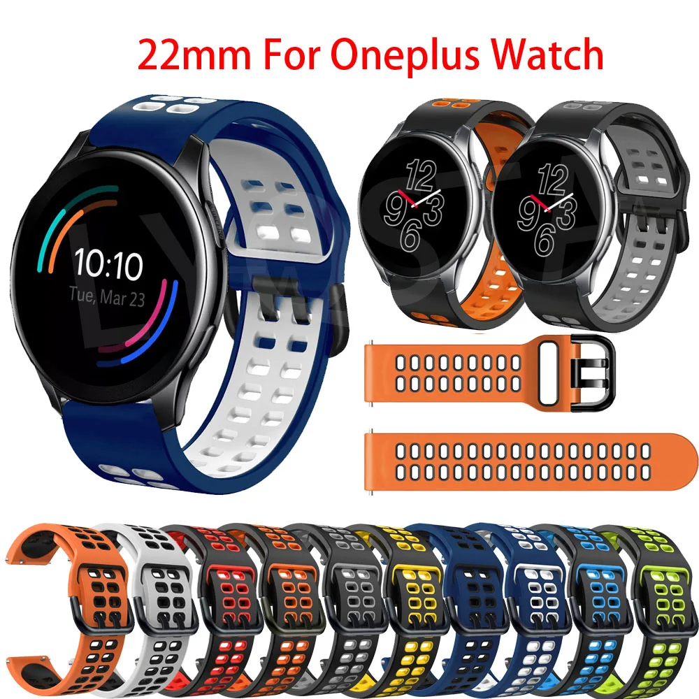 Cinturino In Silicone Per Oneplus Cinturino Per Orologio Da Polso Smart Watch Bracciale 22Mm Cinturino Sportivo Per One Plus Watch Correa