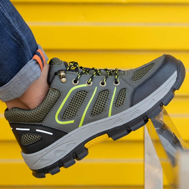 Safety Work Shoes Men Puncture Proof 