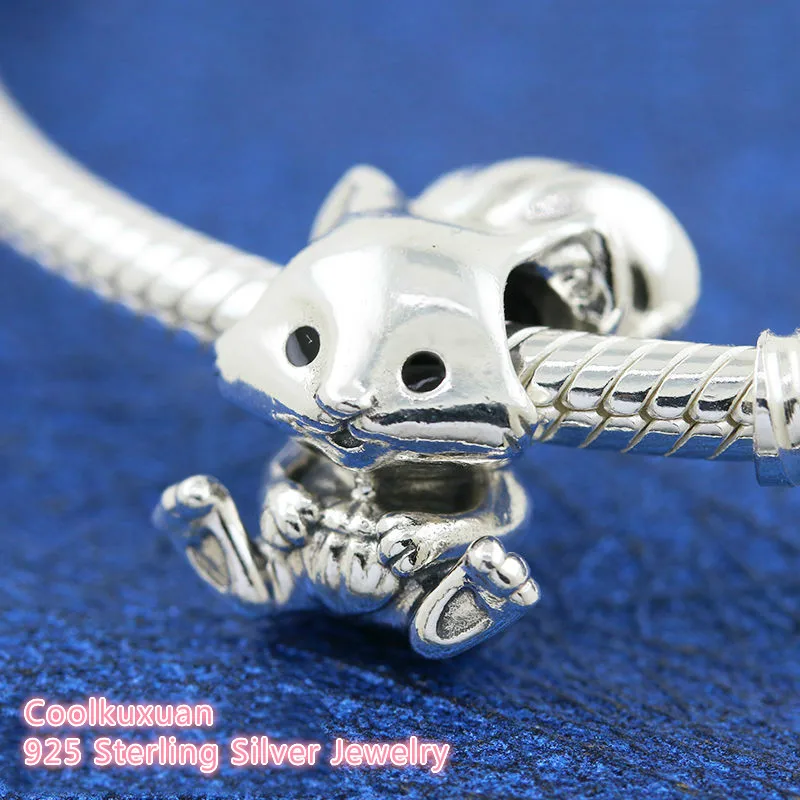 

Cute Squirrel Charm 100% 925 Sterling Silver Animal beads Fits Original Pandora bracelets Jewelry Making