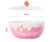 Lovely Pink Strawberry Bowl With Lid Household Salad Fruit Yogurt Milk Oatmeal Ceramic Bowls Cute Tableware Gifts For Girls New 11