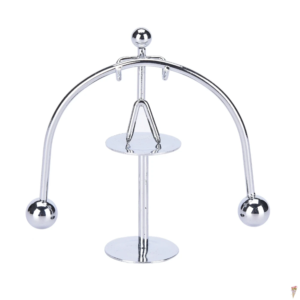 1Set temprano divertido Desarrollo Educativo escritorio juguete para regalo Newtons cuna equilibrio bola péndulo de ciencias físicas de acero inoxidable