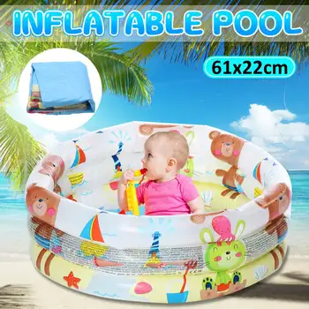 

3 Ring Baby Inflatable Round Swimming Pool for 0-3 Years Old PVC Float Accessories Kids Pscina Para Piscine Gonflable Alberca