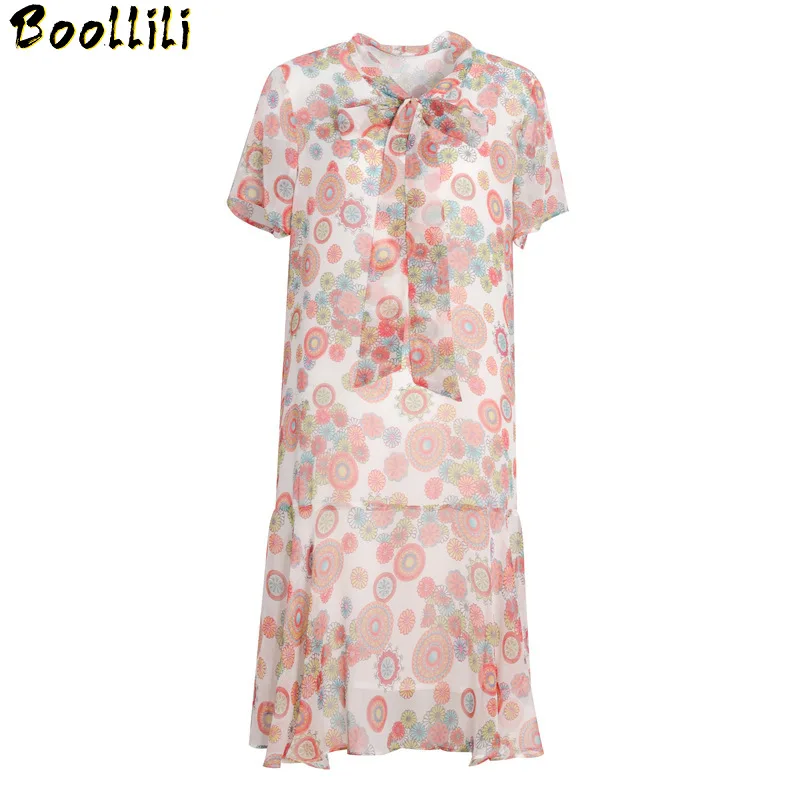 

Женское летнее платье Boollili из 100% натурального шелка, женское винтажное пляжное платье, вечерние платья, женская одежда высокого качества, платья