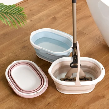 

Portable Foldable Mop Bucket Collapsible Washing Mop Buckets Water Storage Container