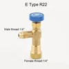 R410a R22 Refrigeration Tool Air conditioning Safety Valve Adapter 1/4