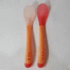 Baby Spoons Forks Baby Safety Feeding Temperature Sensing Spoon Baby Silicone Spoon Kids Children Flatware Feeding 2