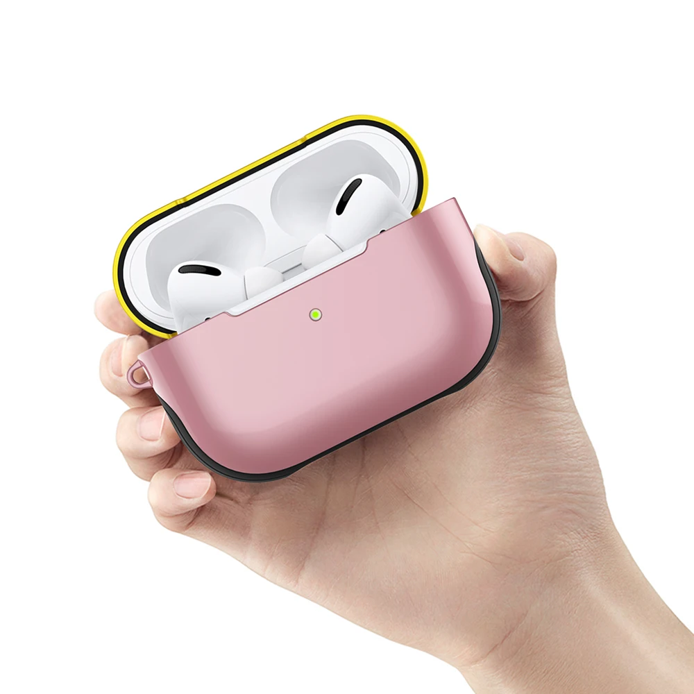 Для Apple AirPods Pro Чехол TPU+ PC роскошный жесткий защитный чехол для наушников чехол Аксессуары для Air Pods Pro Чехол