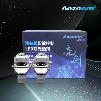 

2020 Aozoom Hot selling 2 Pcs 3 Inch Built in LED Bi Projector Lens