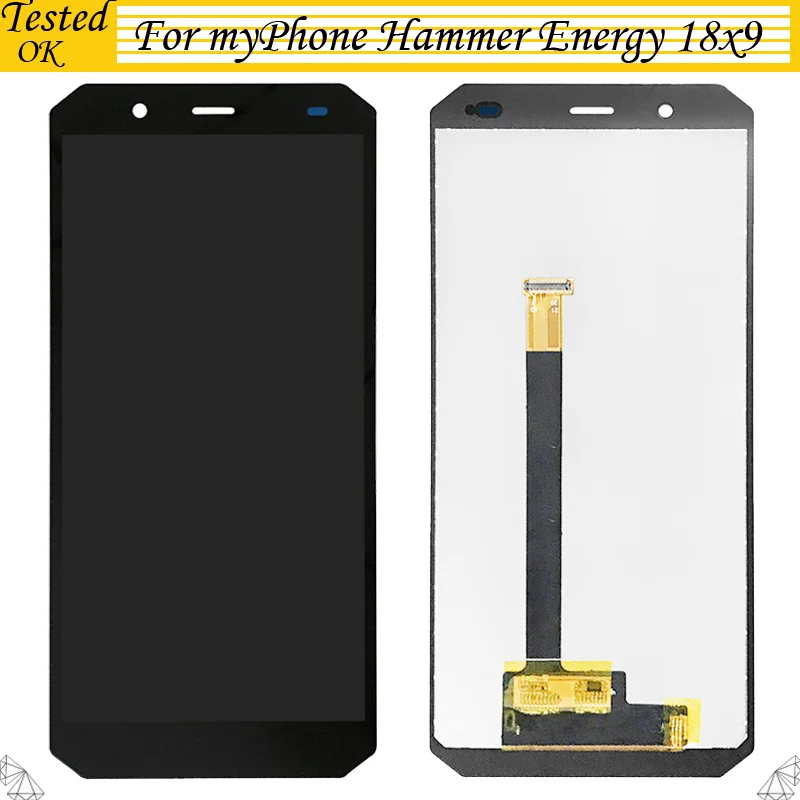 

10PCS/LOT For myPhone Hammer Energy 18x9 LCD Display+Touch Screen Digitizer Tested OK Assembly Replacement For Energy 18*9 LCD
