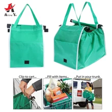 Attra-Yo 1 шт. складная сумка для похода в магазин Экологичная многоразовая большая тележка для покупок в супермакете Большая вместительная сумка-тоут