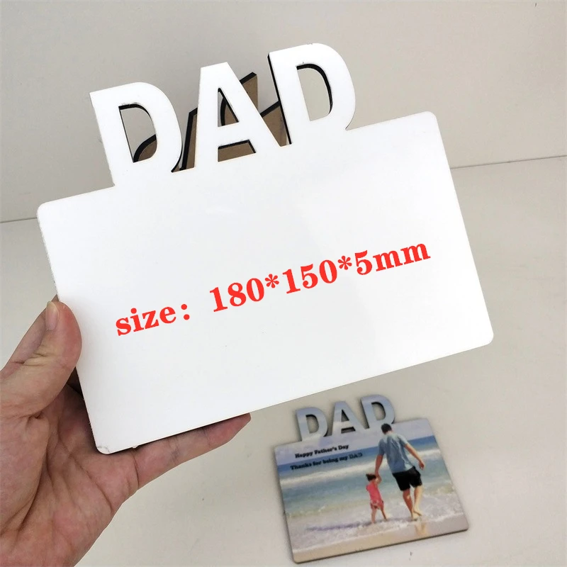 4pcs/lot Free shipping  Sublimation Blanks MDF Photo Plate Tag  Printing Sublimation Ink Transfer Print  Father‘s Day DIY Gift 4pcs lot free shipping sublimation blanks mdf photo plate 150 200 9mm tag diy gift printing sublimation ink transfer print 8inch