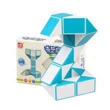 QIYI 24 Segmento Regra Mágica Cubos De Cobra Elasticidade Elástico mudou Popular Torção Transformable Enigma do Brinquedo para Crianças Do Miúdo