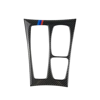 

Hot Carbon Fiber Gear Shift Panel Trim Frame Sticker Decorative Cover For BMW E70 X5 E71 X6