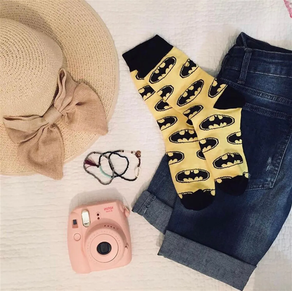 Разноцветные хлопковые носки унисекс с рисунком Бэтмена