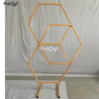 

Ngryise 1Pcs A Set geometric wedding gold shelf decoration