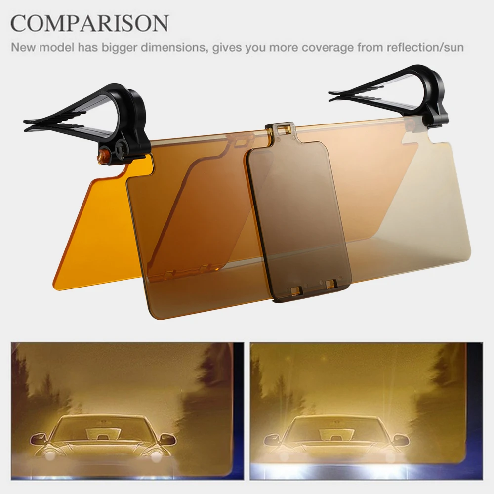 Горячая новинка универсальный автомобильный солнцезащитный козырек дневной и