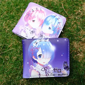 

Re:Life in a Different World from Zero ram rem Coin PU Leather Wallet Purse Bag Holder Layer Cool Hot 4style