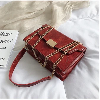 

Brand Small Leather Sac Red Bags For Women 2019 Fashion Luxury Handbags Women Bags Designer Crossbody Bags For Women Bolso Mujer