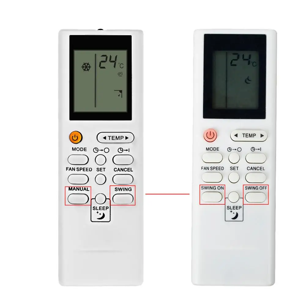 Conditioner Air Conditioning Remote Control Suitable For Galanz Gz24b