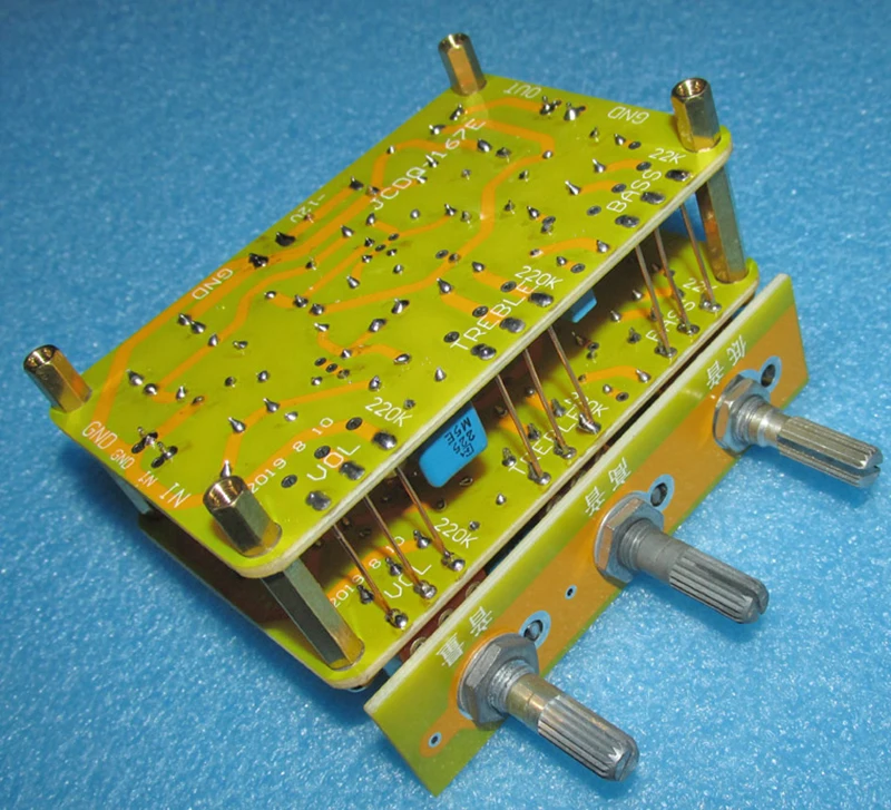 lyele JCDQ167G full-tube input and output negative feedback subwoofer and midrange tone board