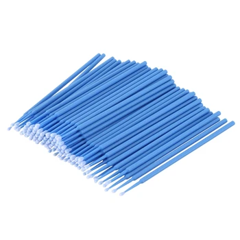 

100 Pcs Micro-Brush Disposable Materials Tooth Applicators Medium Fine(dark blue)