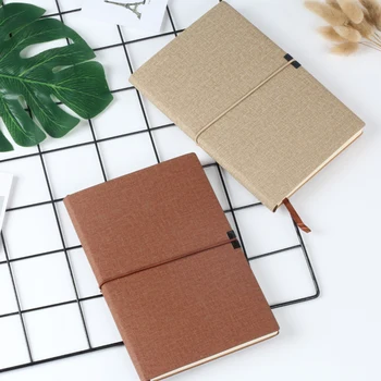 

XYBP Cloth Leather Notebook Simple Retro Notebook A5 Thickened Bandage Diary Notebook 1PCS